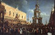 Gabriel Bella Maundy Thursday on the Piazzetta Spain oil painting reproduction